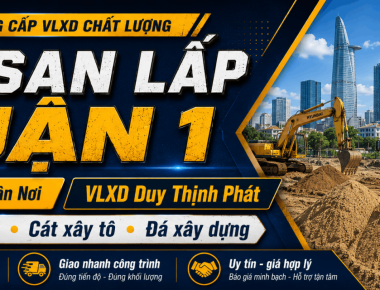 Cát San Lấp Quận 1