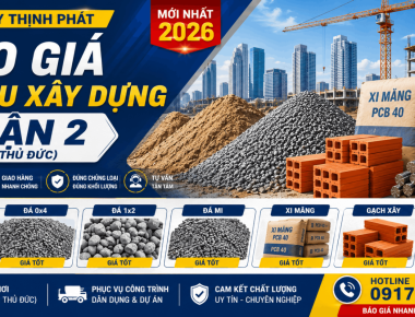 Báo Giá Vật Liệu Xây Dựng Quận 2 Mới Nhất