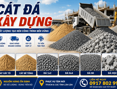 Cát Đá Xây Dựng Chất Lượng Cao