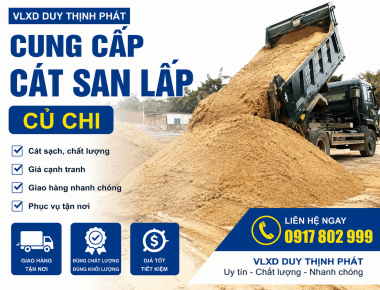 Cung Cấp Cát San Lấp Củ Chi